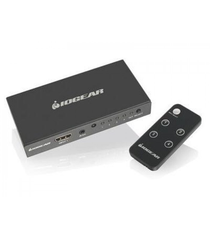 IOGEAR Commutateur HDMI à 4 ports 4Kx2K avec télécommande