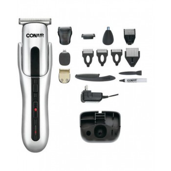 Trousse de Finition de 17 Pièces avec Tondeuse TURBO Rechargeable de Conair