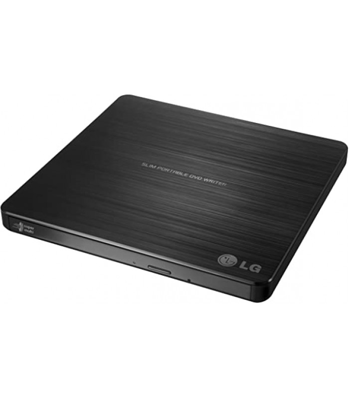 LG DVD/RW Portable Externe GP60 Noir- Remis-à-Niveau