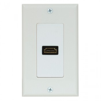 Plaque murale pour câble HDMI de Wellson