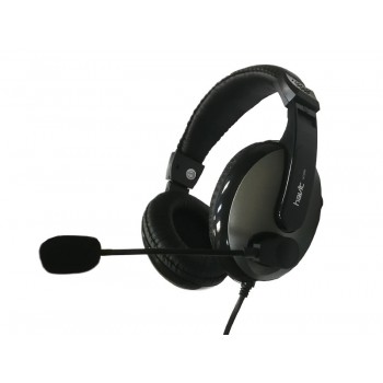 Havit HV-139d 3.5mm Headphone With Mic for Computer & Phone - Black & Grey