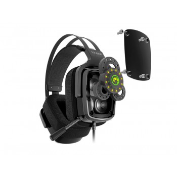 Marvo HG9046 Casque de jeu évolué USB 7.1 True Surround à 7 DEL rétro-éclairé