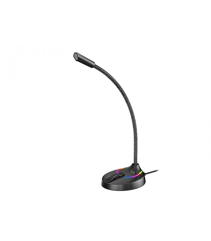 HAVIT GK55 USB RGB Lighting Microphone de Jeu Gamenote - noir