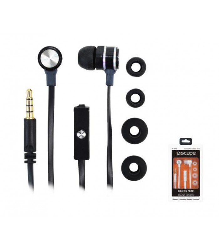 Stereo earphones with microphone and volume control