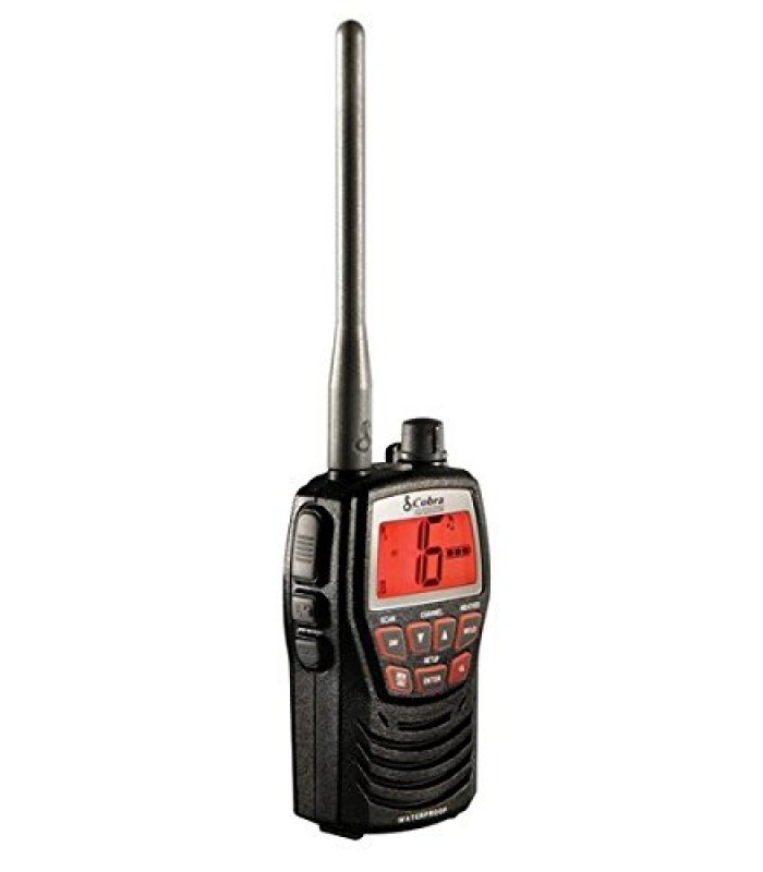 Cobra Electronics MRHH125 3 Watt Waterproof VHF Radio (Black)