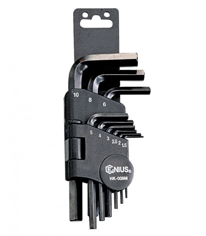 Genius Tools Hex keys set SAE - 9 pcs