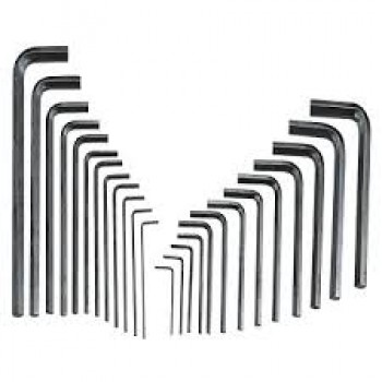 Genius Tools Hex keys set Metric & SAE - 25 pcs