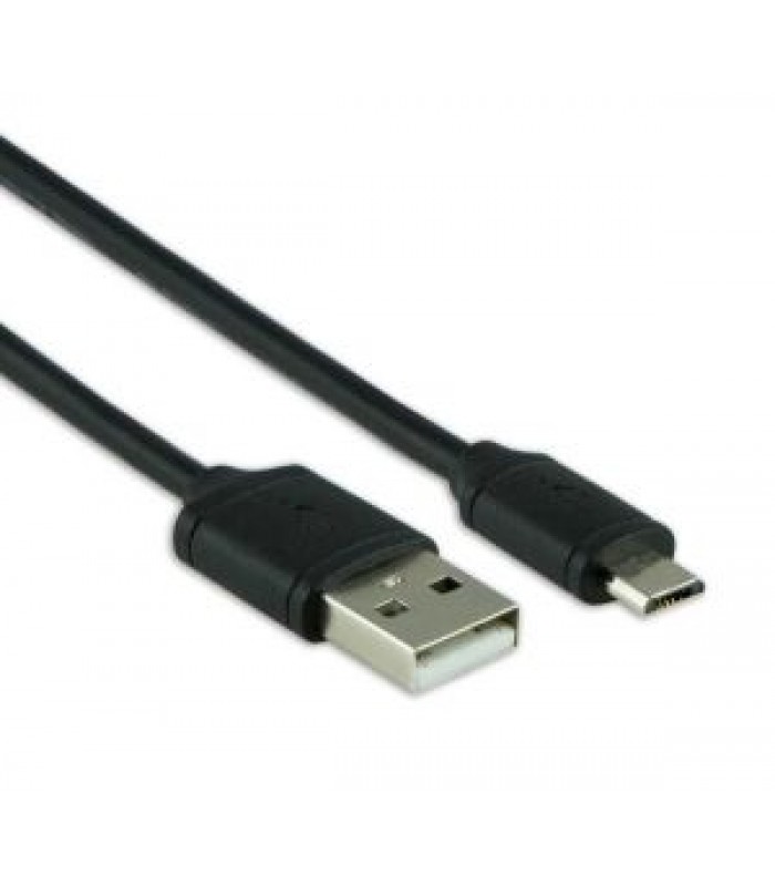 Câble micro USB 1,8m (6 pi.) - Noir de GE