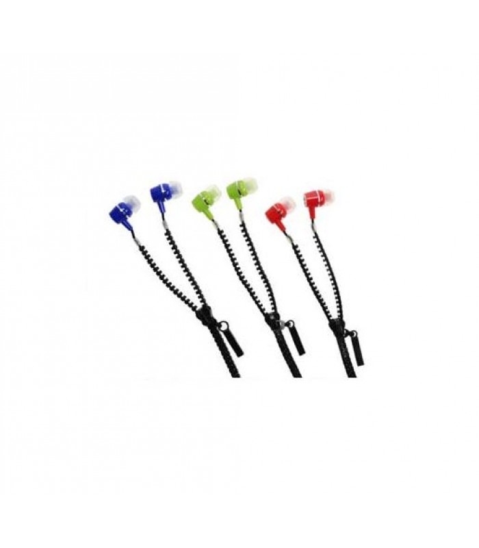 Escape Zipper Earphones - Color Assorted