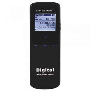 HipStreet 4GB Digital Voice Recorder 
