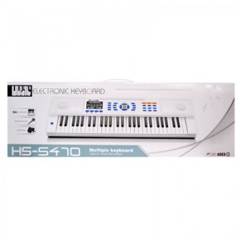 Clavier musical électronique à 54 clés, avec microphone et USB