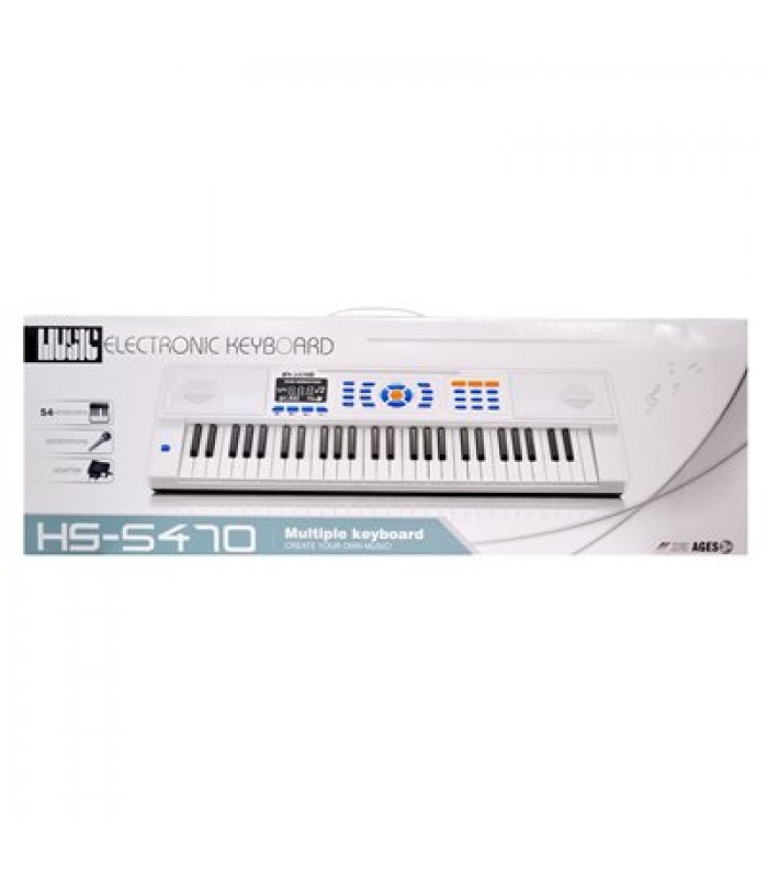 54-Key Electronic keyboard with microphone and USB