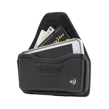 Nite Ize Clip Case Hardshell Horizontal Phone Holster - XL Large - Black