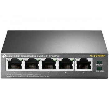 Commutateur de bureau TP-Link à 5 ports Gigabit (PoE)