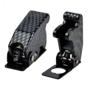 Couvert pour interrupteur à levier Fibre de carbone 