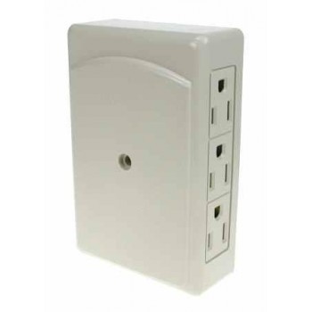 Multiprise à 6 prises latérales avec mise à la terre