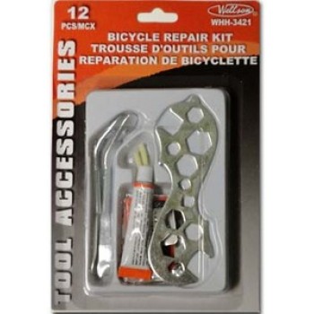 Trousse d'outils pour réparation de bicyclette de Wellson
