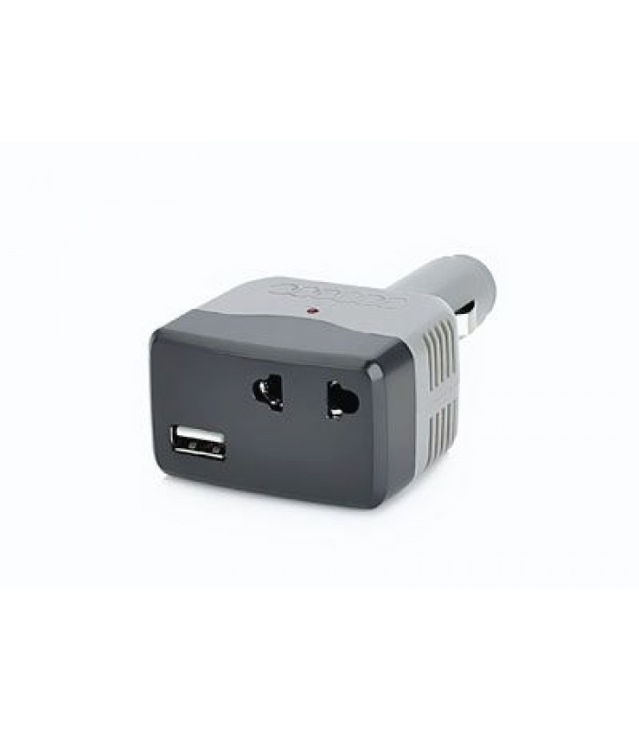 12V to 110-220V AC and USB Inverter, 50W