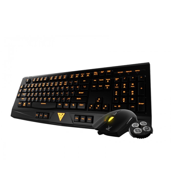 Gamdias GKC6001 Combinaison clavier / souris à membrane Essential Gaming de 7 couleurs ARES