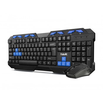 Havit HV-KB539CM USB2.0 Multimedia Gaming Keyboard Mouse Combo - Black
