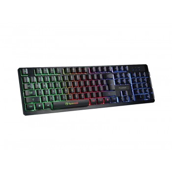 MARVO K616 Rainbow backlight 104 keys USB Gaming Keyboard - Black