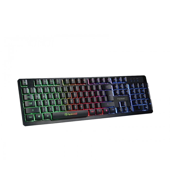 MARVO K616 Rainbow backlight 104 keys USB Gaming Keyboard - Black