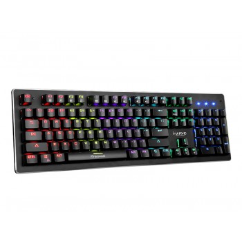 Marvo KG909 Mécanique Bleu interrupteur Avec fil 104 touches Rainbow LED Rétro-éclairage clavier de jeu