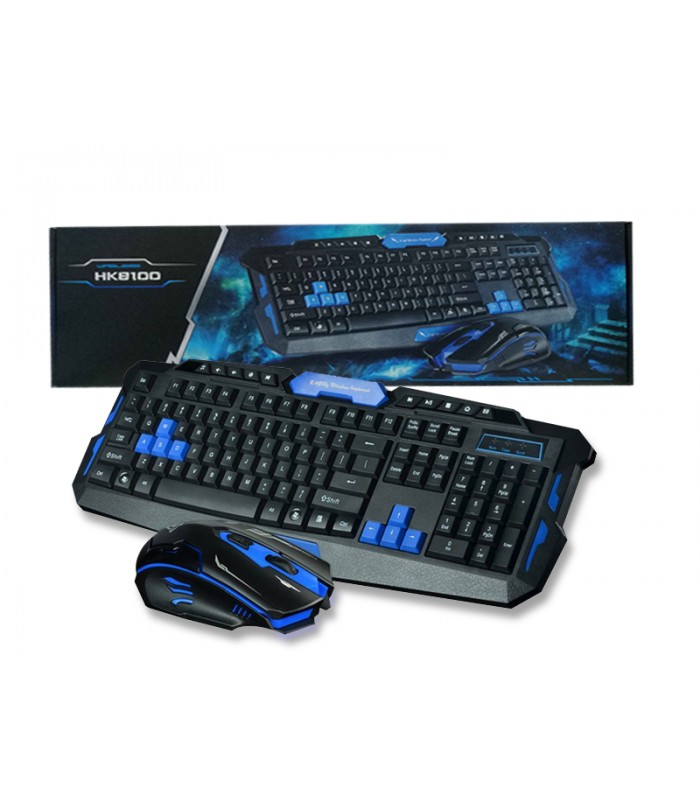 Multimedia 2.4GHz Wireless HK8100 Keyboard and Mouse Combo Set