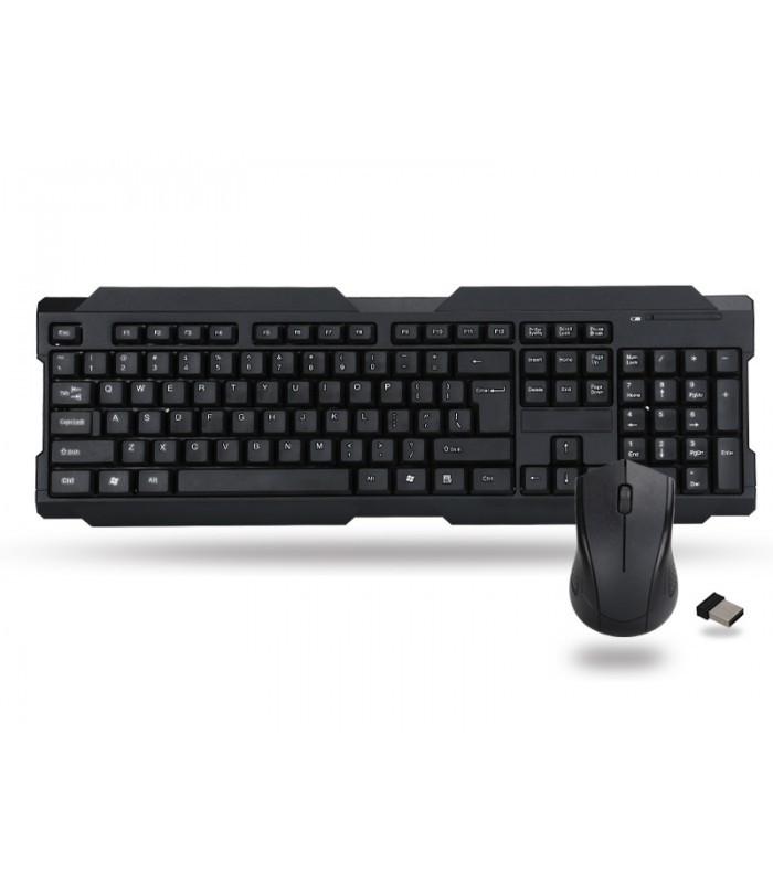 Speedex Wireless 2.4Ghz keyboard and mouse Stylish design desktop combo kit