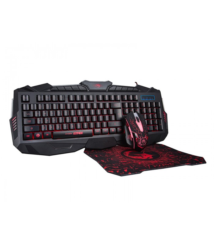 Marvo M201 USB Gaming 2400DPI, 6 buttons, 7 colors backlight Mouse - Black