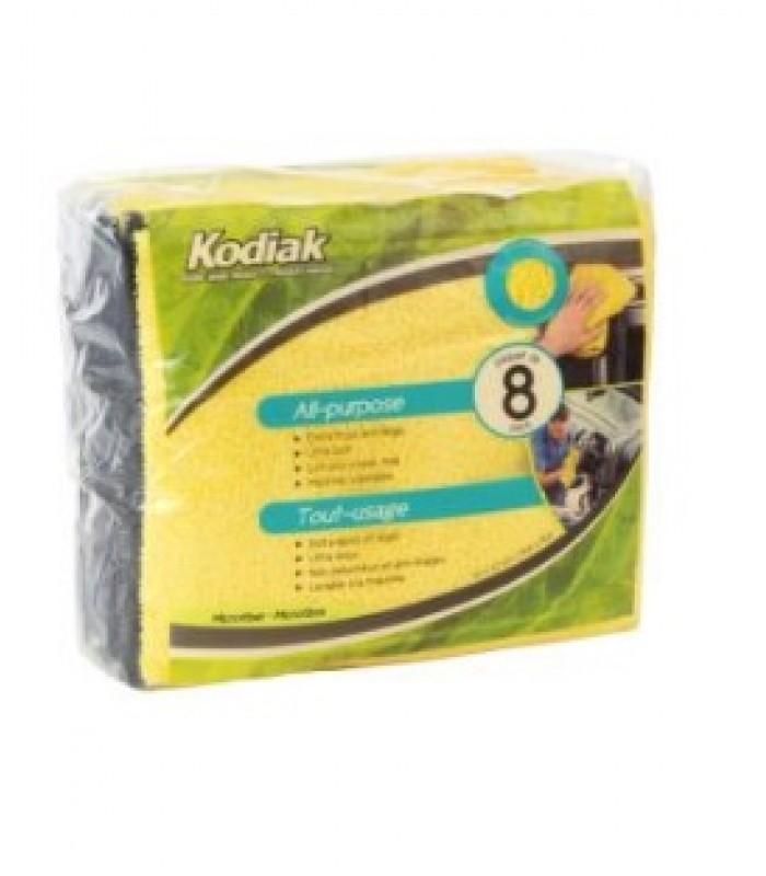 KODIAK CHIFFON EN MICROFIBRES PAQUET TOUT USAGE 8/PQT