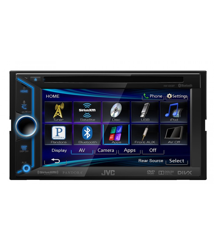 JVC KW-V20BT 6.1 Multimedia Receiver Double Din