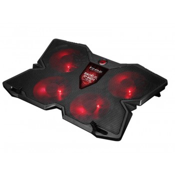 Marvo FN-38 Backlet 17 inch Laptop Cooling Stand - Red LED