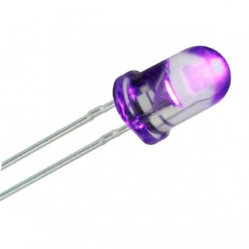 5mm UV LED Superbright Ultra Violet - Pack of 10