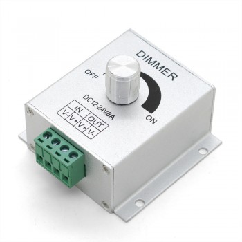 Global Tone LED Dimmer 12Vdc 8A, Aluminium