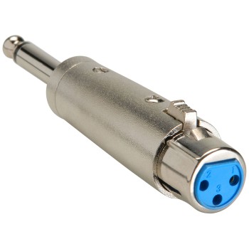 Adaptateur XLR femelle à 1/4" 6.3mm mono mâle de Global Tone