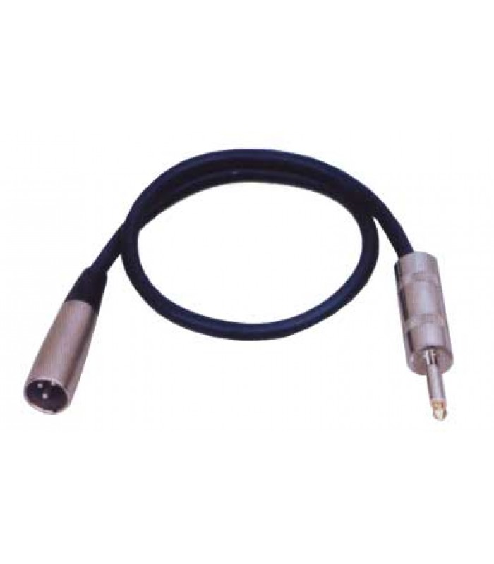 Power Pro Audio 10ft XLR cable 3 pins male to 1/4 mono male