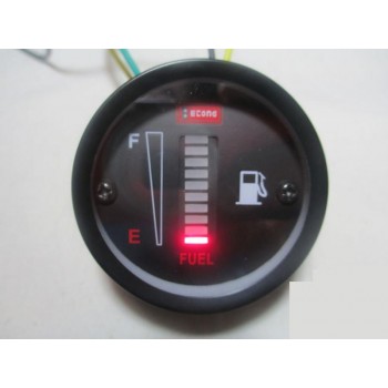 Etong 2-in. 52mm Fuel Level Gauge LED 