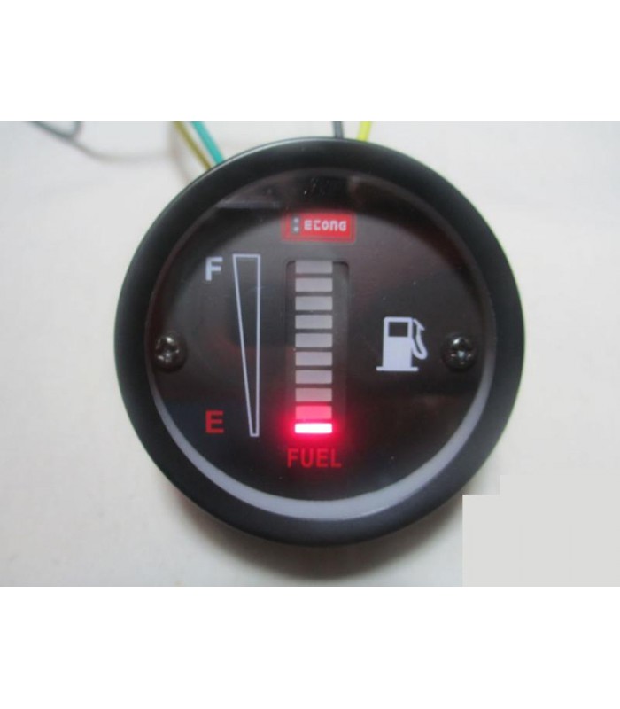 Etong 2-in. 52mm Fuel Level Gauge LED