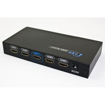 Diviseur HDMI 1 entrée à 4 sorties compatible 3D de Global Tone