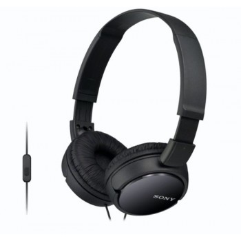 SONY MDRZX110AP-BLK BLACK - Stereo Headphones with Remote and Mic, Apple/Android