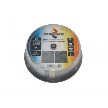 Databyte 8X DVD+R 8.5G Dual Layer 25 Cake Box