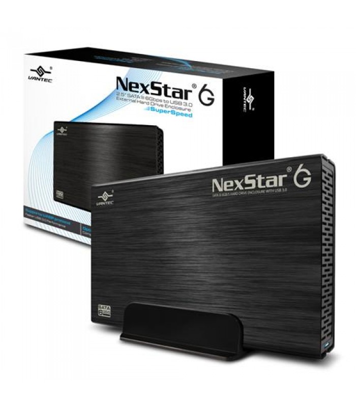 Vantec NST-366S3-BK Nexstar 6G 3.5in SATA3 to USB3.0 External Hard Drive Enclosure Black