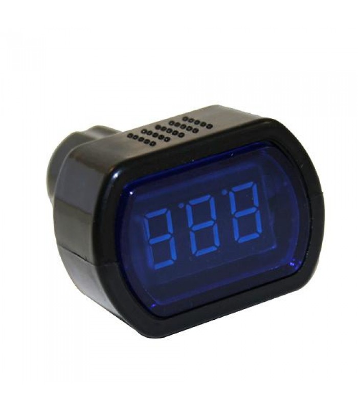 LED Display Cigarette Lighter Electric Voltage Meter for Auto Battery (DC 12/24V)