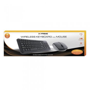 Xtreme Wireless Keyboard and Optical Mouse 2.4Ghz
