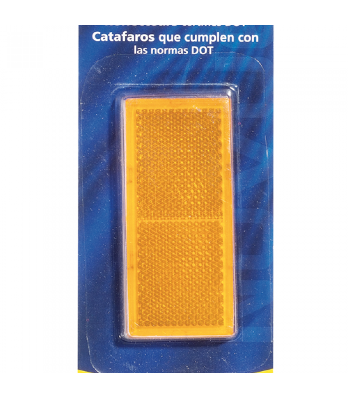 Nuvue Reflex Reflector Rectangular Amber