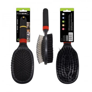 Brosse à double face pour animaux de compangie