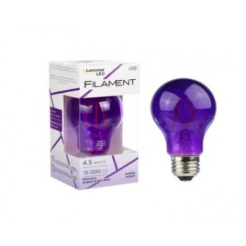 Luminus LED A19 4.5 Watt Dimmable Purple