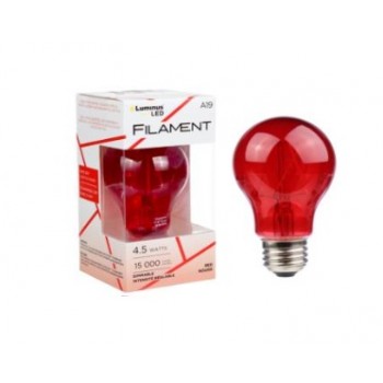 Luminus LED A19 4.5 Watt Dimmable Red