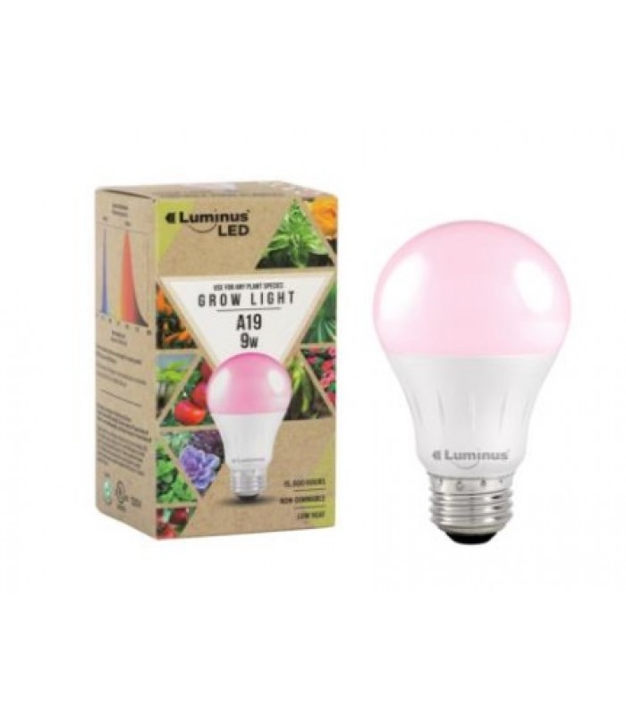 Ampoule pour plantes DEL A19 9 Watt de Luminus